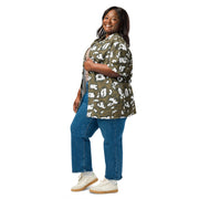 KLMK Red Dawn CAMO Unisex Short-Sleeve Button Shirt - Button-Up