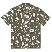 KLMK Red Dawn CAMO Unisex Short-Sleeve Button Shirt - Button-Up