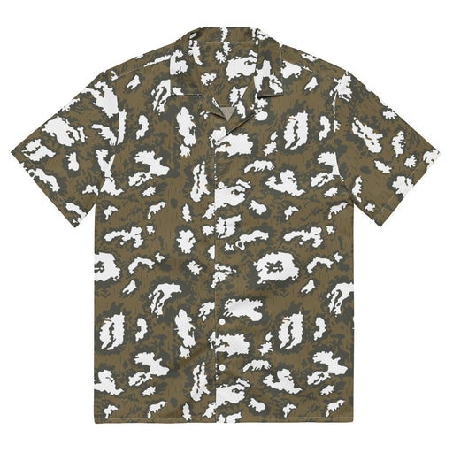 KLMK Red Dawn CAMO Unisex Short-Sleeve Button Shirt - Button-Up
