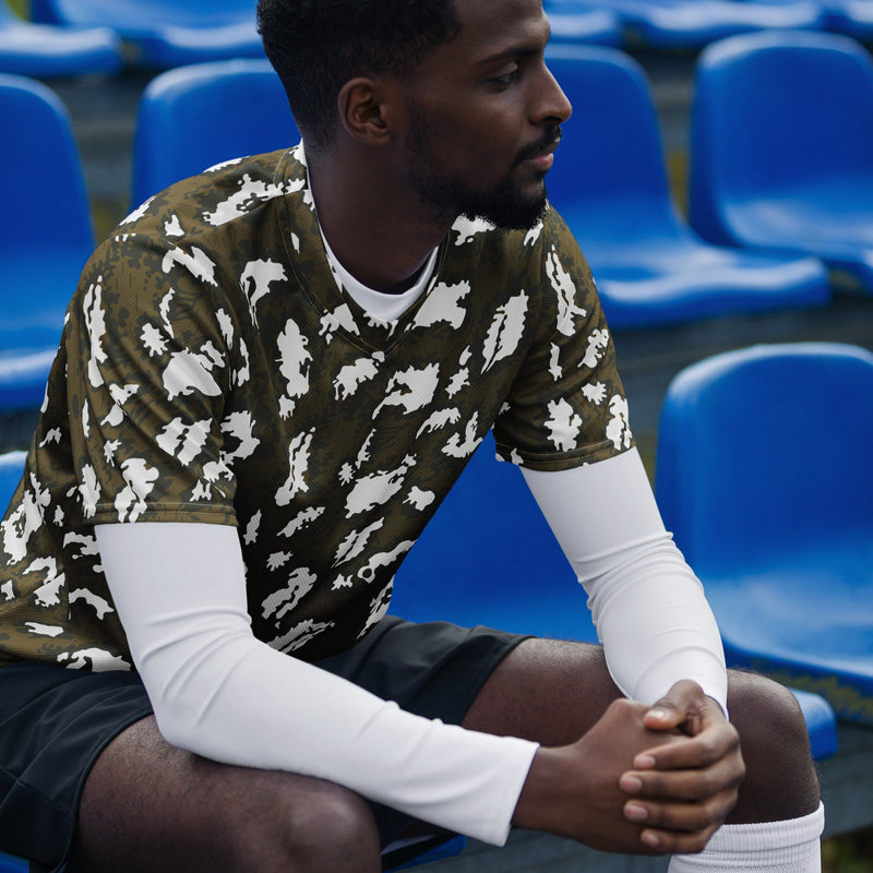 KLMK Red Dawn CAMO Unisex Sports Jersey