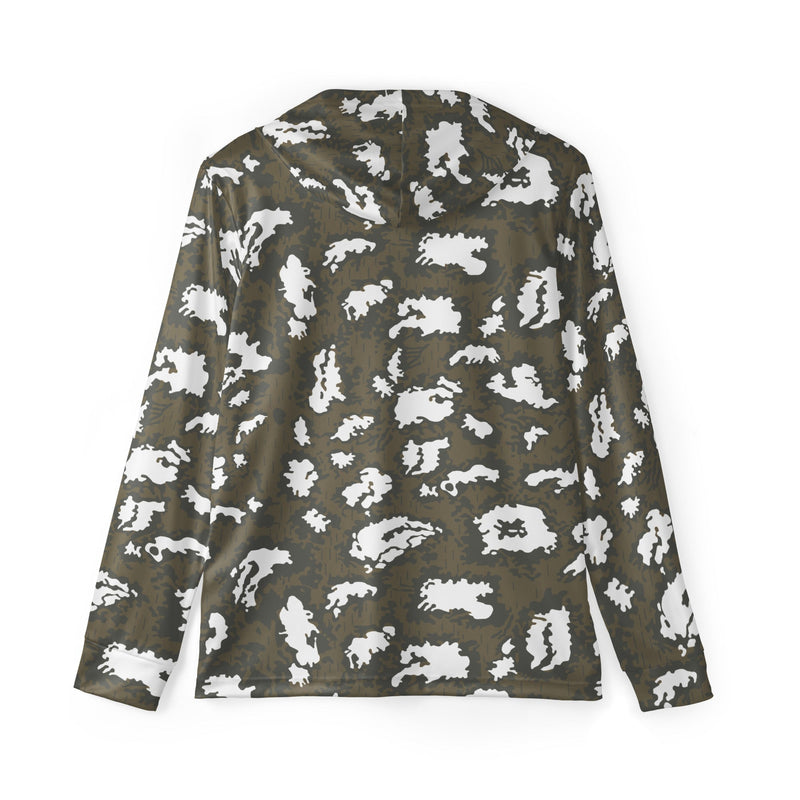 KLMK Red Dawn CAMO Unisex Sports Warmup Hoodie
