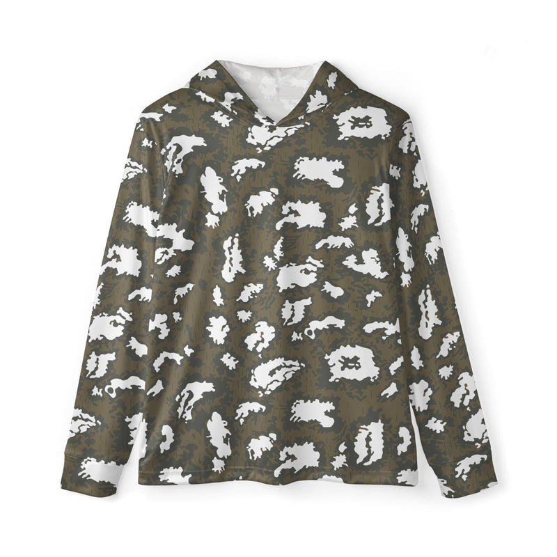 KLMK Red Dawn CAMO Unisex Sports Warmup Hoodie - XS