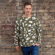 KLMK Red Dawn CAMO Unisex Sweatshirt - XS