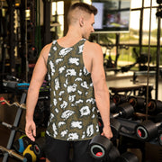 KLMK Red Dawn CAMO Unisex Tank Top - Shirt