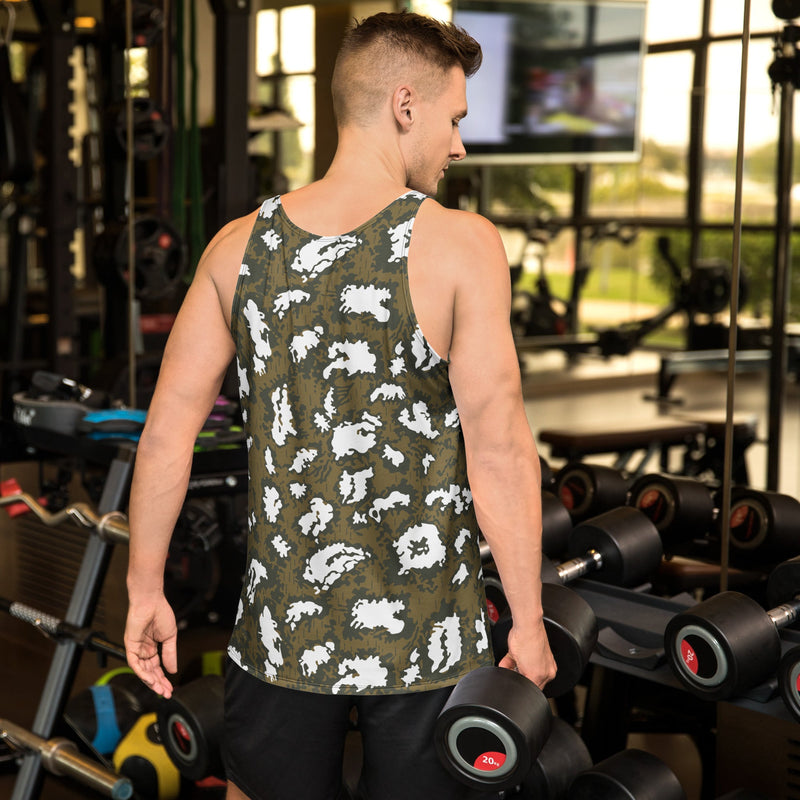 KLMK Red Dawn CAMO Unisex Tank Top - Shirt
