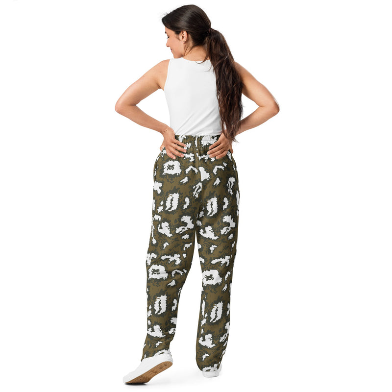 KLMK Red Dawn CAMO Unisex Wide-Leg Joggers