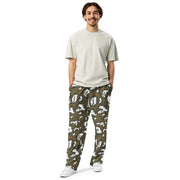 KLMK Red Dawn CAMO Unisex Wide-Leg Joggers