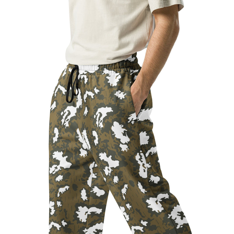 KLMK Red Dawn CAMO Unisex Wide-Leg Joggers