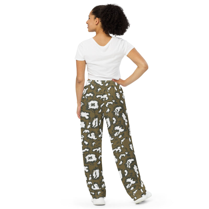 KLMK Red Dawn CAMO Unisex Wide-Leg Leisure Pants - Pant