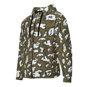 KLMK Red Dawn CAMO Unisex Zip Hoodie