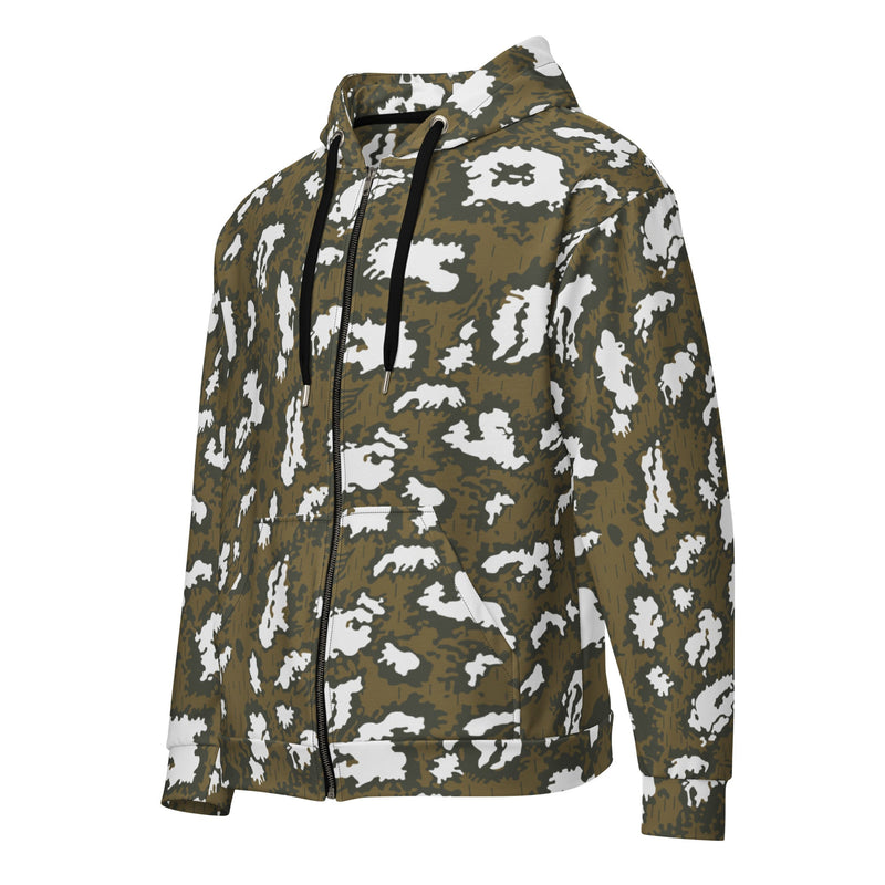 KLMK Red Dawn CAMO Unisex Zip Hoodie