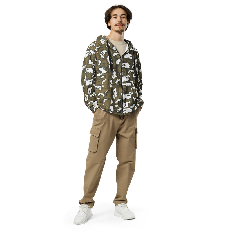 KLMK Red Dawn CAMO Unisex Zip Hoodie