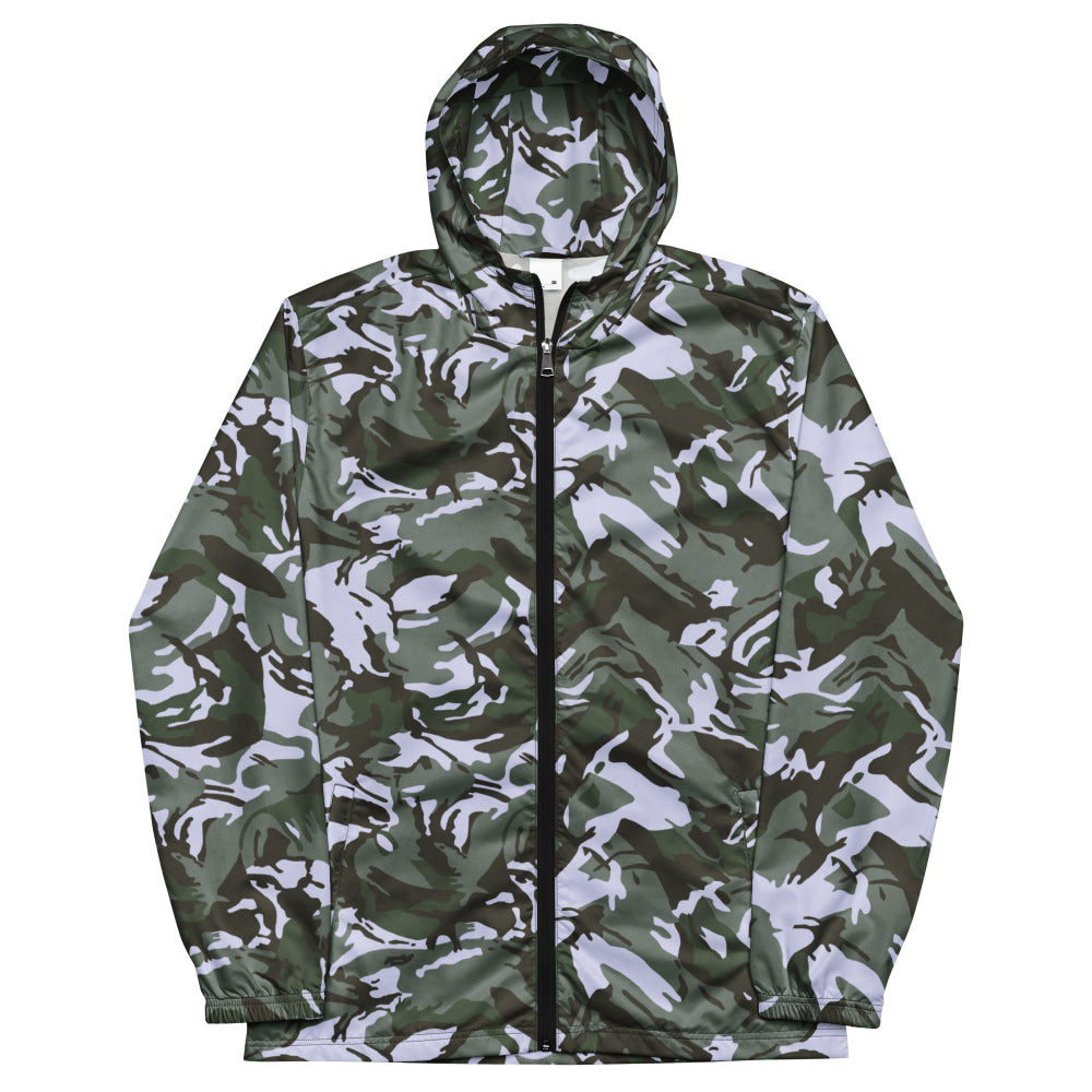 Kuwaiti 1990 DPM Desert Green CAMO Men’s windbreaker - Mens Windbreaker