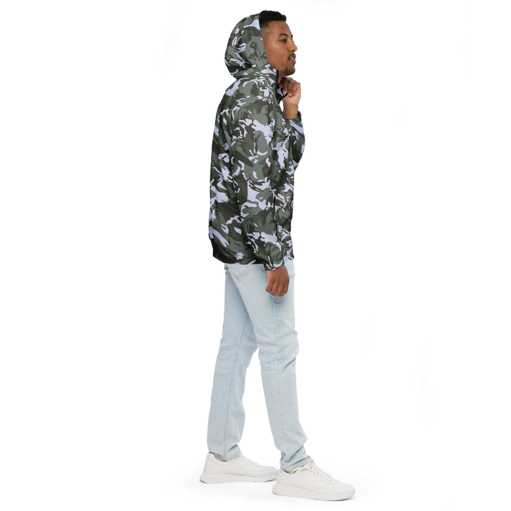 Kuwaiti 1990 DPM Desert Green CAMO Men’s windbreaker - Mens Windbreaker