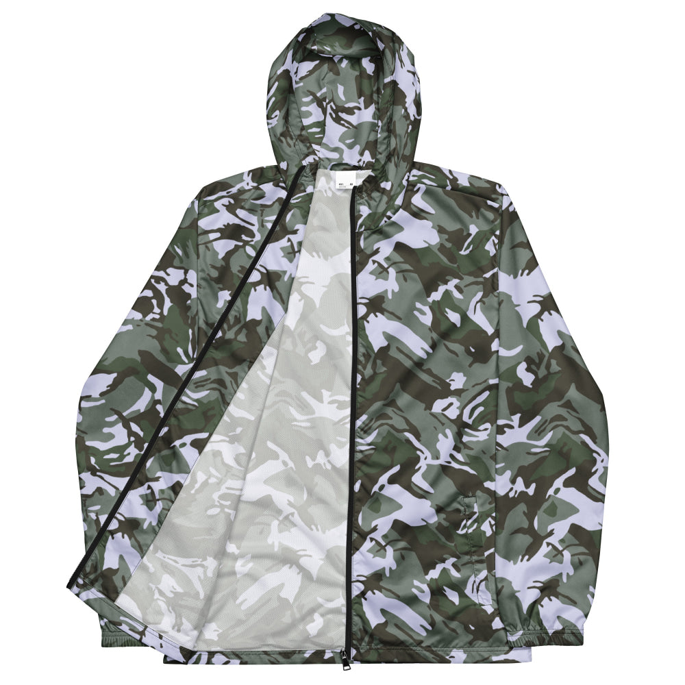 Kuwaiti 1990 DPM Desert Green CAMO Men’s windbreaker - Mens Windbreaker