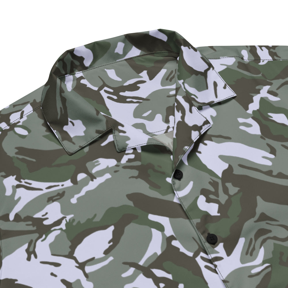 Kuwaiti 1990 DPM Desert Green CAMO Unisex button shirt - Button Shirt