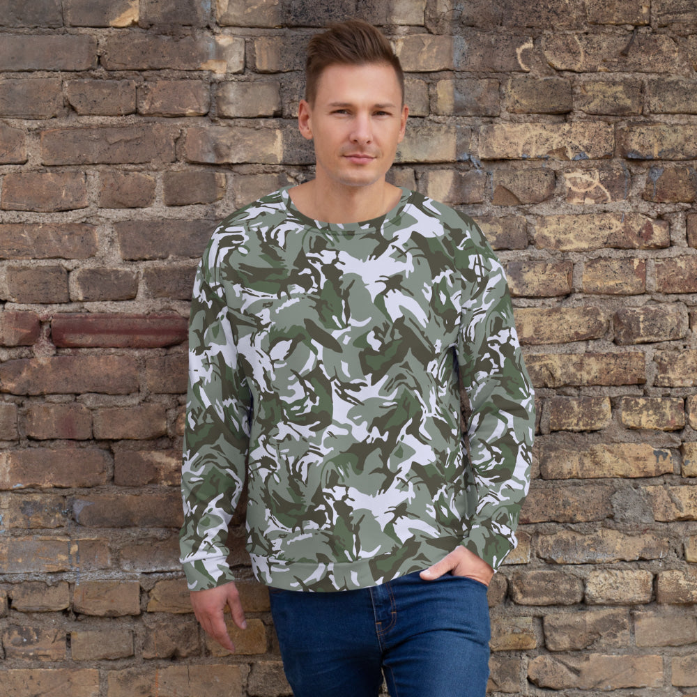 Kuwaiti 1990 DPM Desert Green CAMO Unisex Sweatshirt - XS