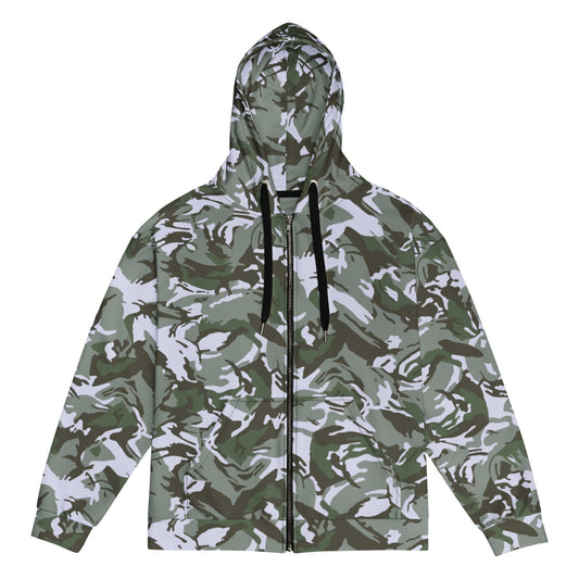 Kuwaiti 1990 DPM Desert Green CAMO Unisex zip hoodie - Zip Hoodie