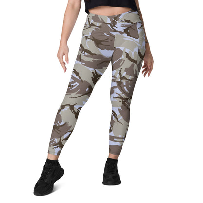 Kuwaiti 1990 DPM Desert CAMO Leggings with pockets - Womens With Pockets