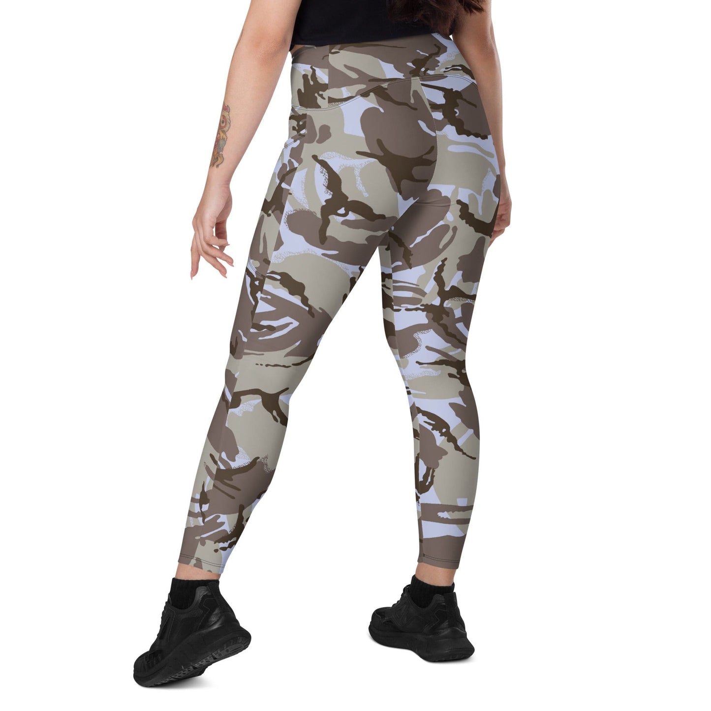 Kuwaiti 1990 DPM Desert CAMO Leggings with pockets - Womens With Pockets