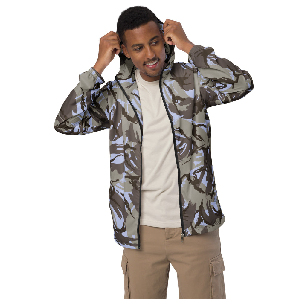 Kuwaiti 1990 DPM Desert CAMO Men’s windbreaker - Mens Windbreaker