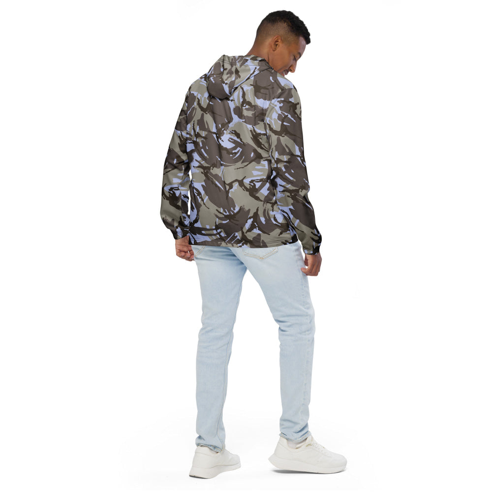 Kuwaiti 1990 DPM Desert CAMO Men’s windbreaker - Mens Windbreaker