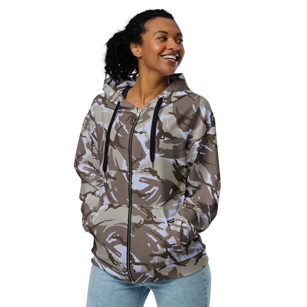 Kuwaiti 1990 DPM Desert CAMO Unisex zip hoodie - Zip Hoodie