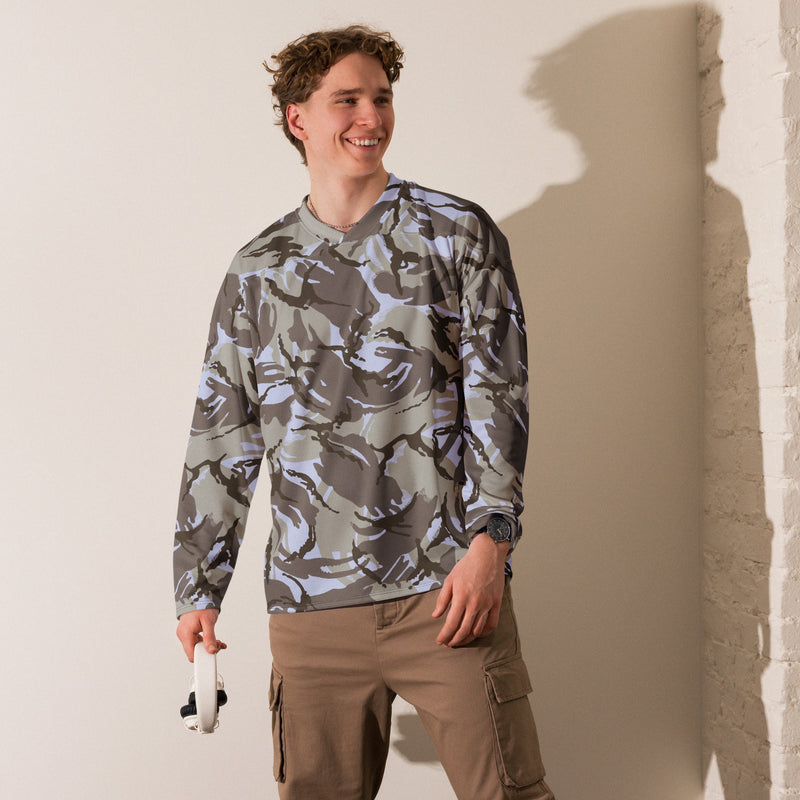 DPM Kuwaiti Desert Gray CAMO Unisex Hockey Fan Jersey