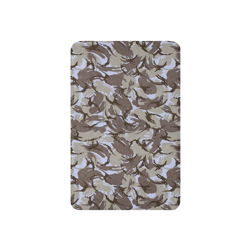 DPM Kuwaiti Desert Gray CAMO Sherpa Blanket