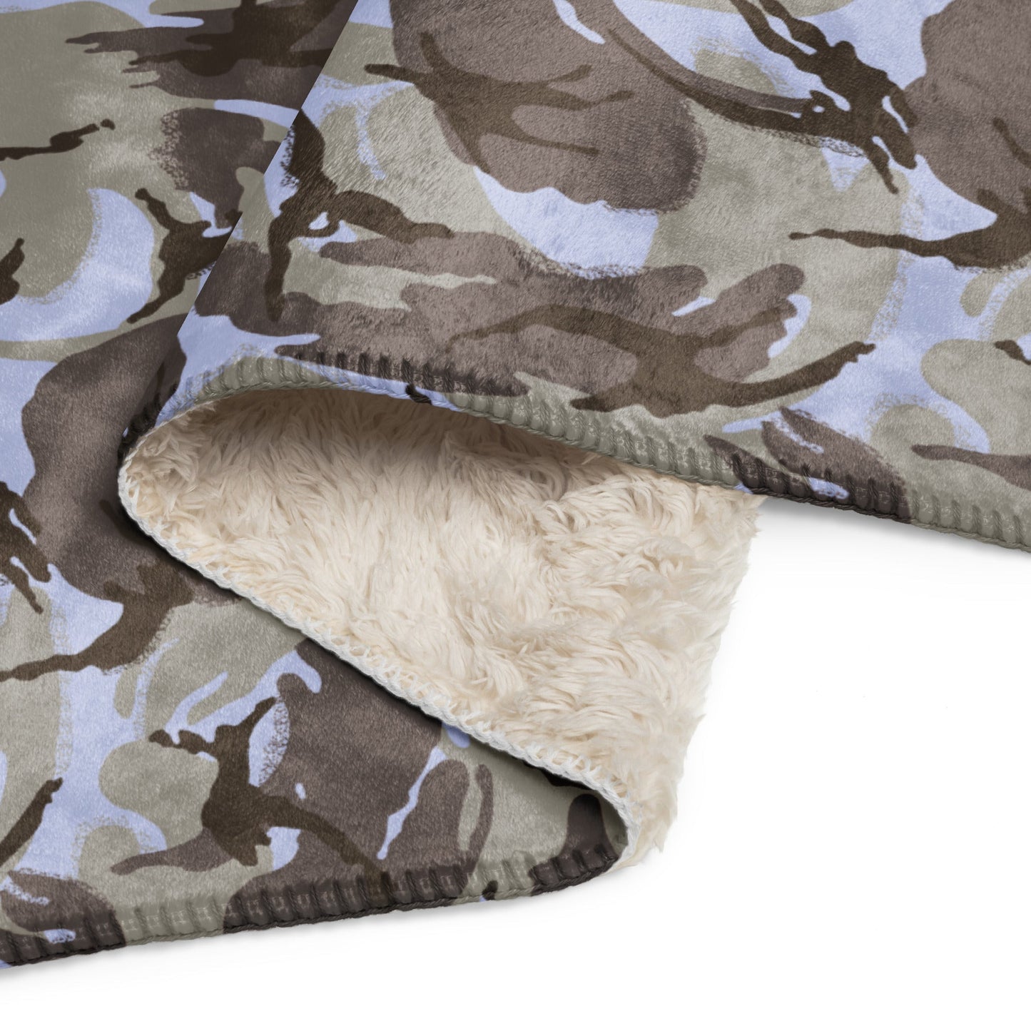 Kuwaiti DPM CAMO Sherpa blanket - Blankets