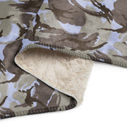DPM Kuwaiti Desert Gray CAMO Sherpa Blanket