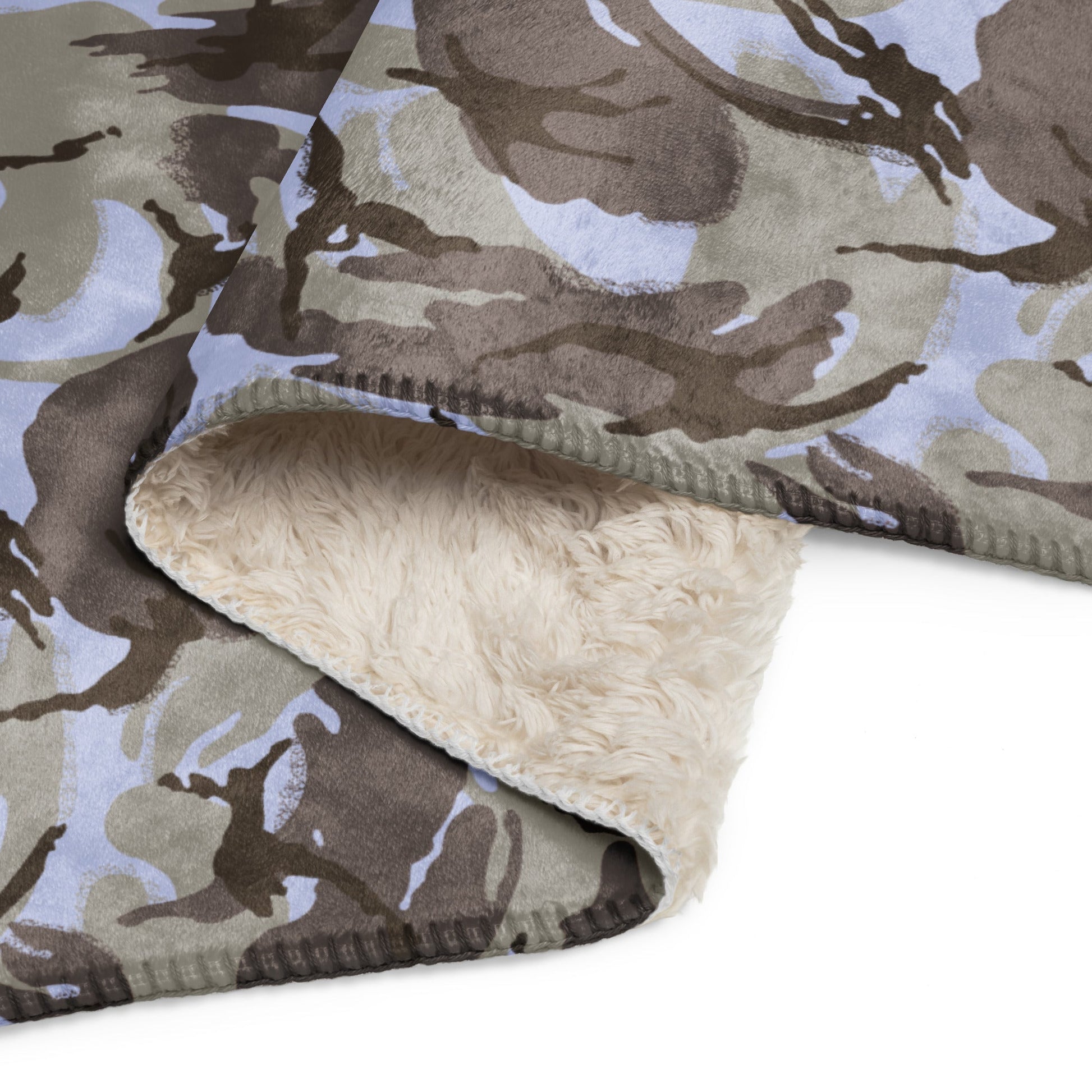 Kuwaiti DPM CAMO Sherpa blanket - Blankets