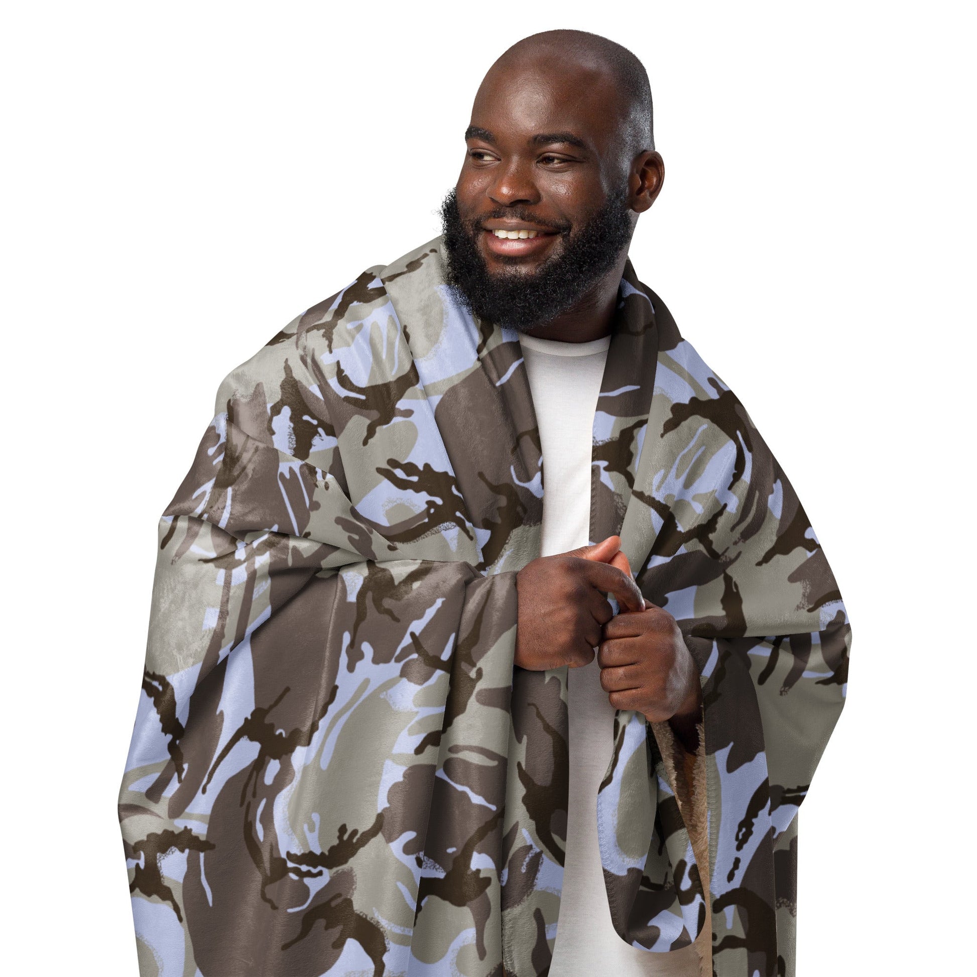Kuwaiti DPM CAMO Sherpa blanket - Blankets