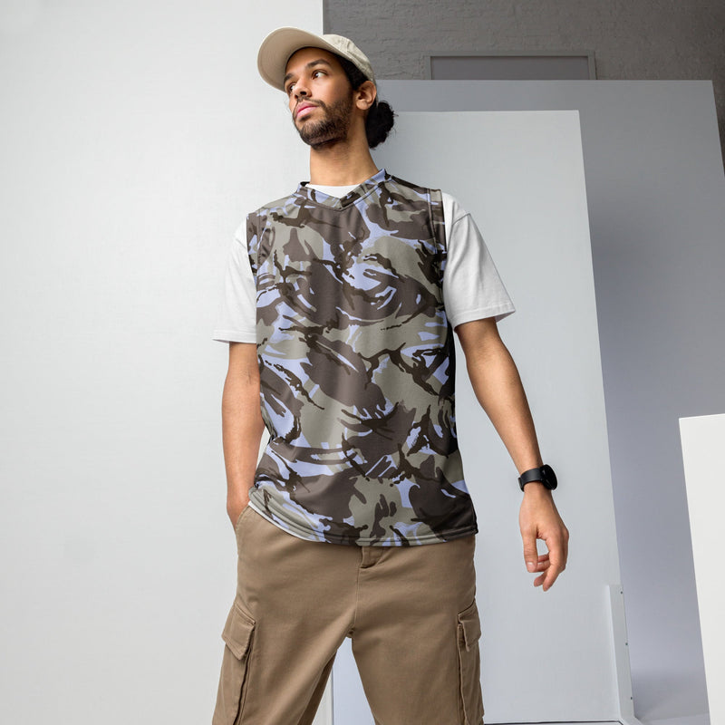DPM Kuwaiti Desert Gray CAMO Unisex Basketball Jersey - 2XS