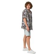 DPM Kuwaiti Desert Gray CAMO Unisex Short-Sleeve Button Shirt - Button-Up