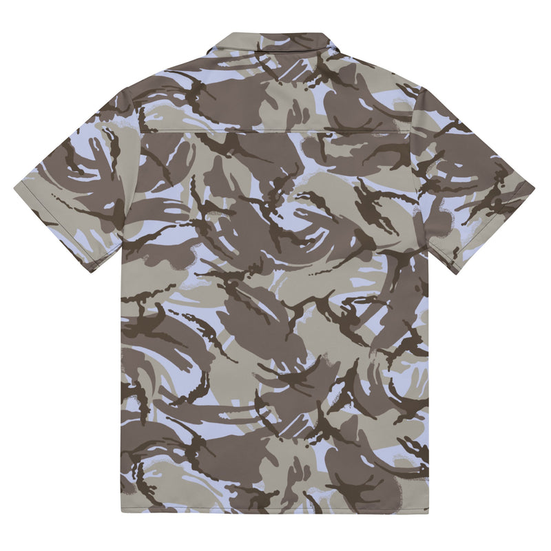 DPM Kuwaiti Desert Gray CAMO Unisex Short-Sleeve Button Shirt - Button-Up