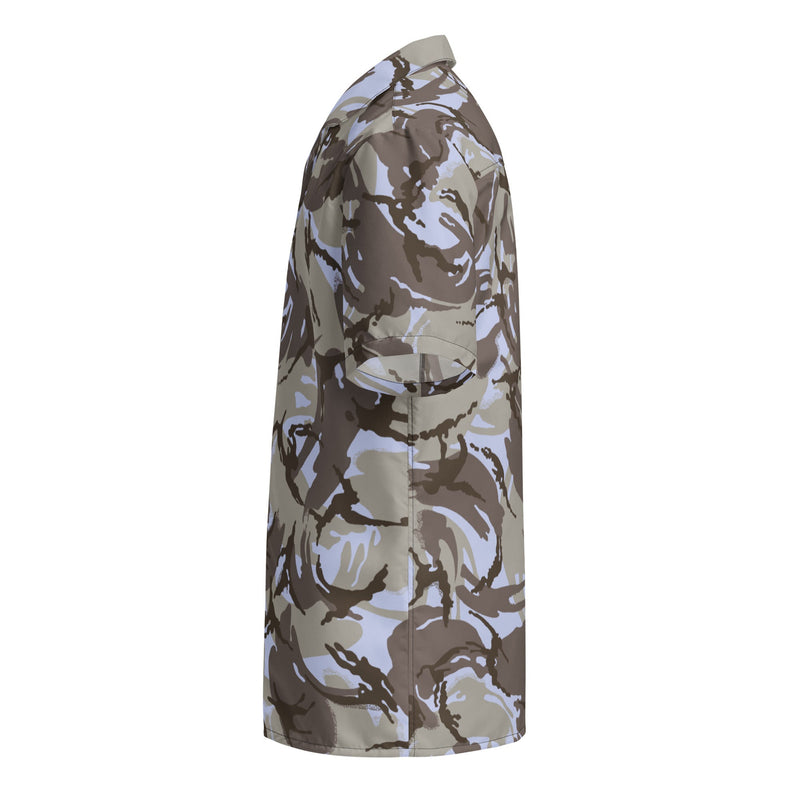 DPM Kuwaiti Desert Gray CAMO Unisex Short-Sleeve Button Shirt - Button-Up