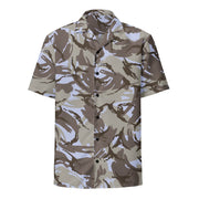 DPM Kuwaiti Desert Gray CAMO Unisex Short-Sleeve Button Shirt - Button-Up