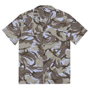 DPM Kuwaiti Desert Gray CAMO Unisex Short-Sleeve Button Shirt - 2XS - Button-Up