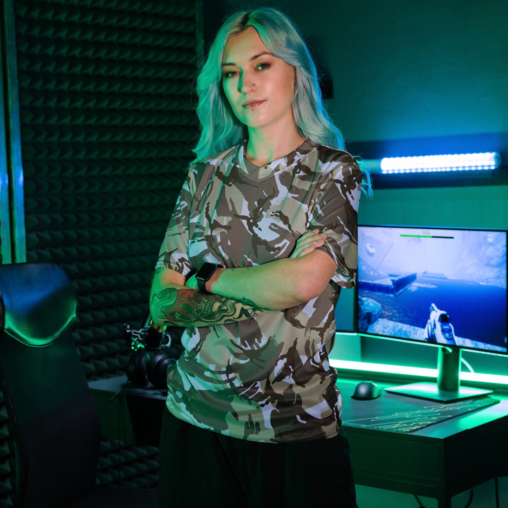 Kuwaiti DPM CAMO unisex sports jersey - Sports Jerseys