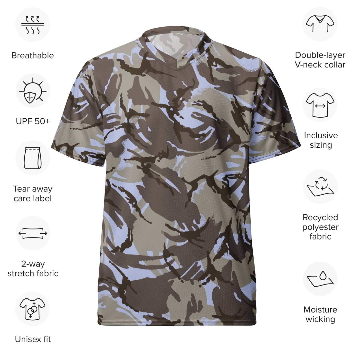 Kuwaiti DPM CAMO unisex sports jersey - Sports Jerseys