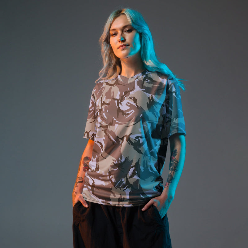DPM Kuwaiti Desert Gray CAMO Unisex Sports Jersey