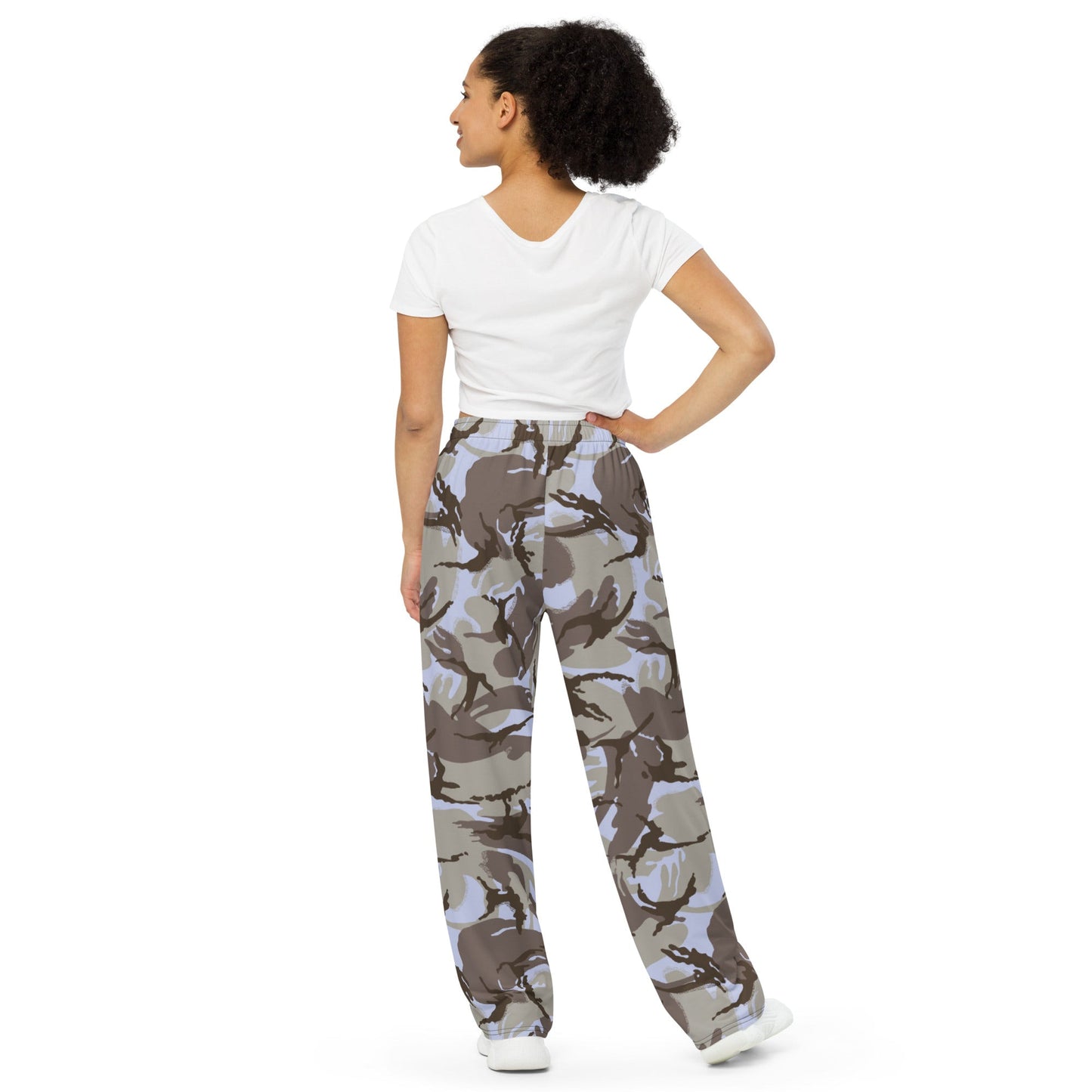 Kuwaiti DPM CAMO unisex wide-leg pants - Wide-leg Pants