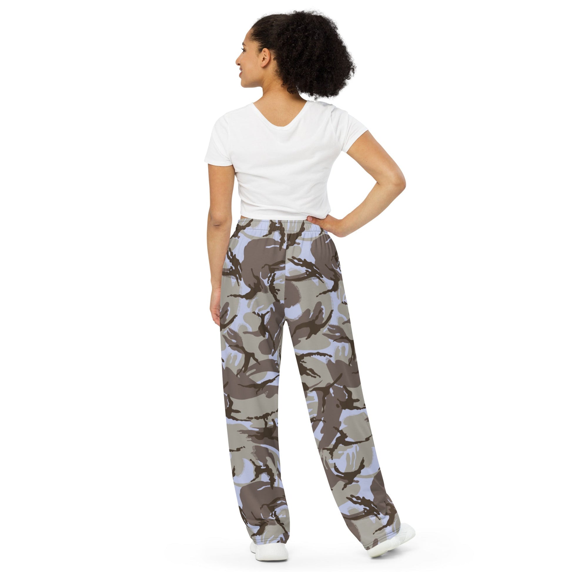 Kuwaiti DPM CAMO unisex wide-leg pants - Wide-leg Pants