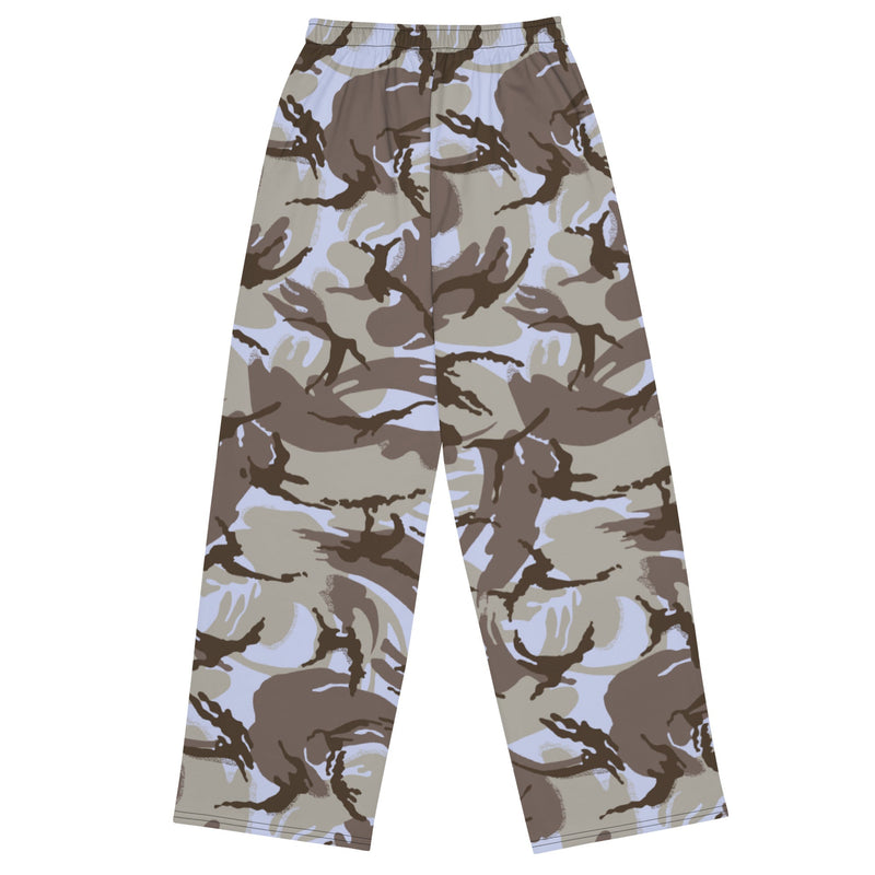 DPM Kuwaiti Desert Gray CAMO Unisex Wide-Leg Leisure Pants - Pant