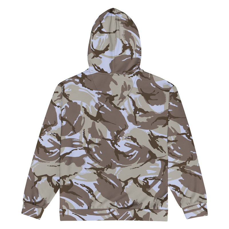 DPM Kuwaiti Desert Gray CAMO Unisex Zip Hoodie