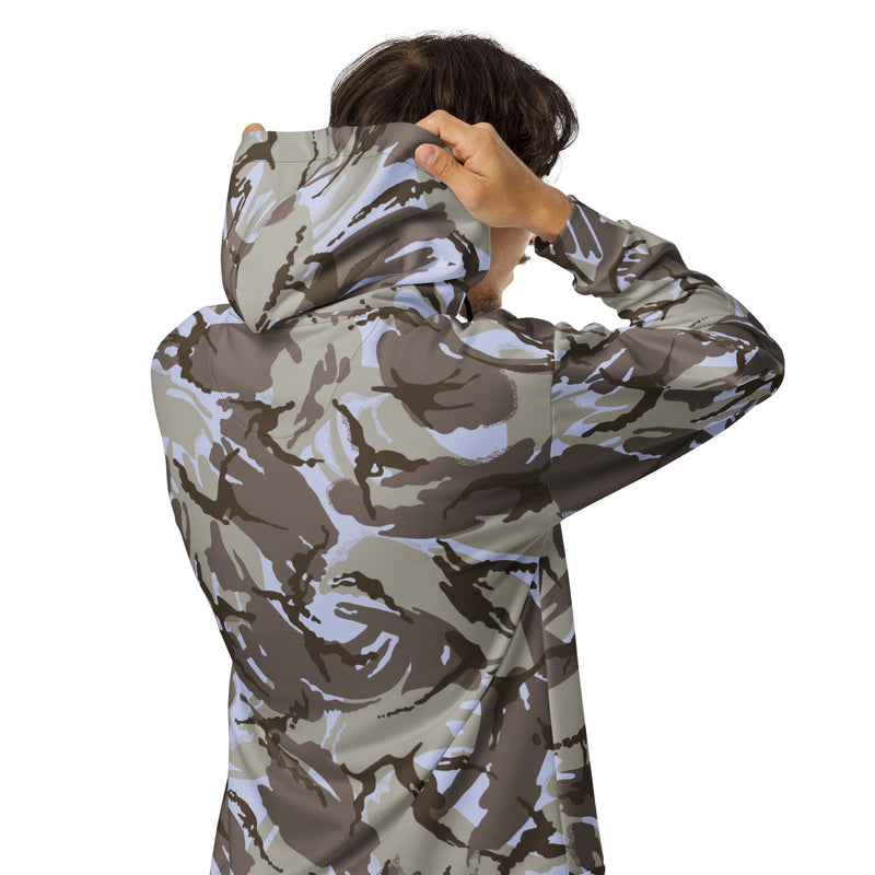 DPM Kuwaiti Desert Gray CAMO Unisex Zip Hoodie