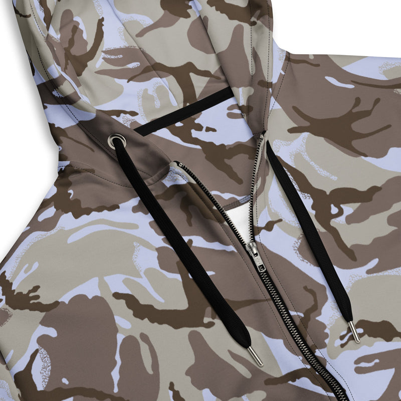 DPM Kuwaiti Desert Gray CAMO Unisex Zip Hoodie