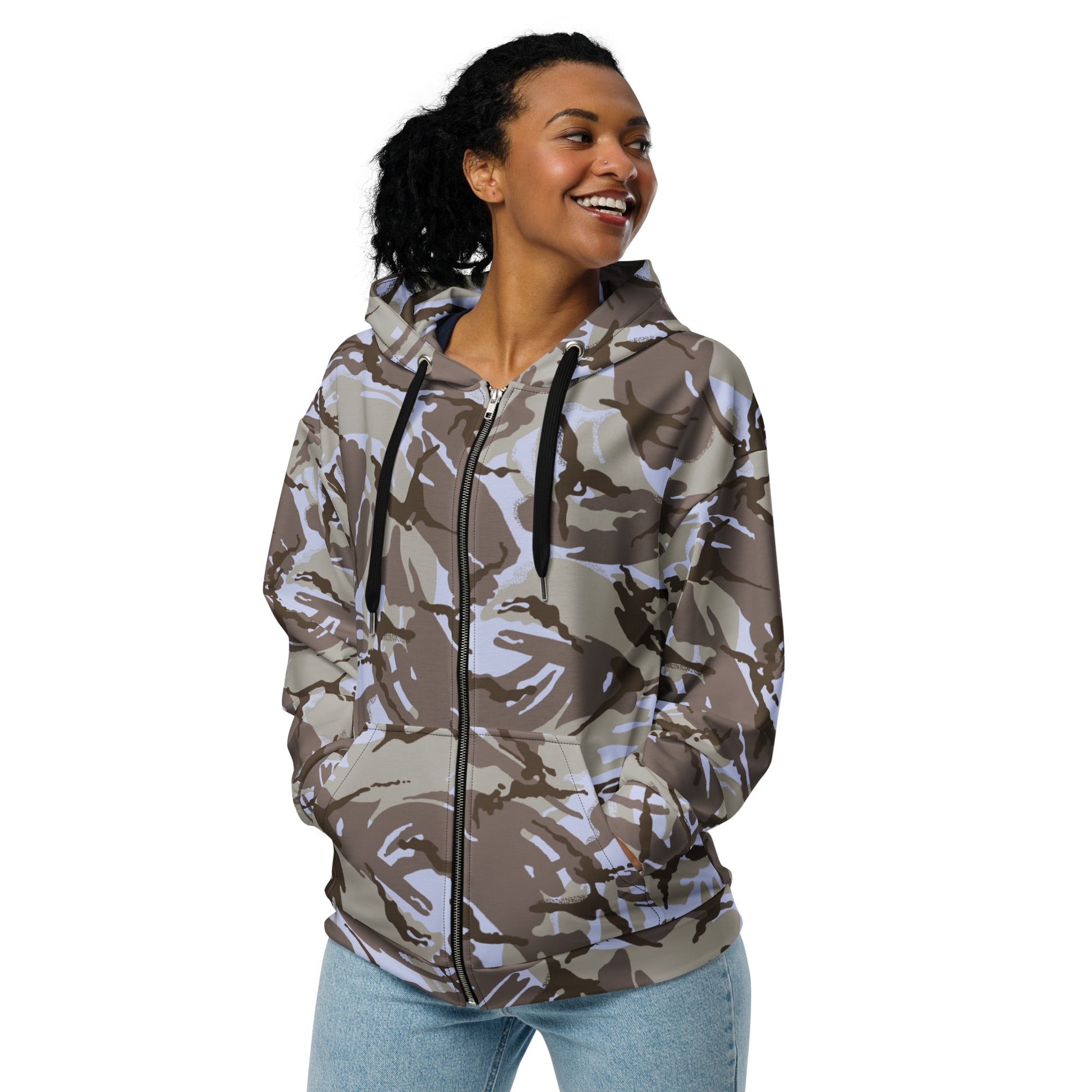Kuwaiti DPM CAMO Unisex zip hoodie - Zip Hoodies