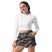 Tiger Stripe Desert Shadow CAMO Unisex Athletic Shorts